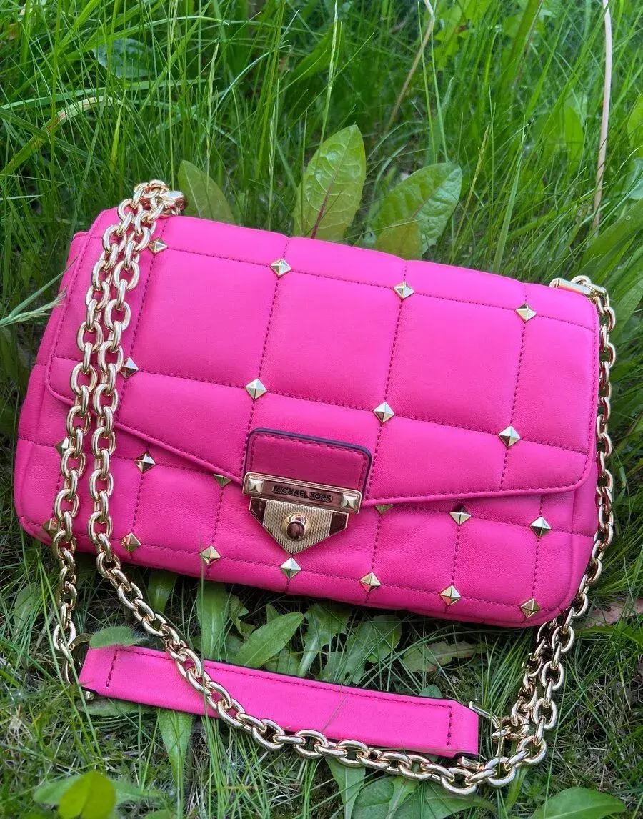 Růžová kabelka Michael Kors