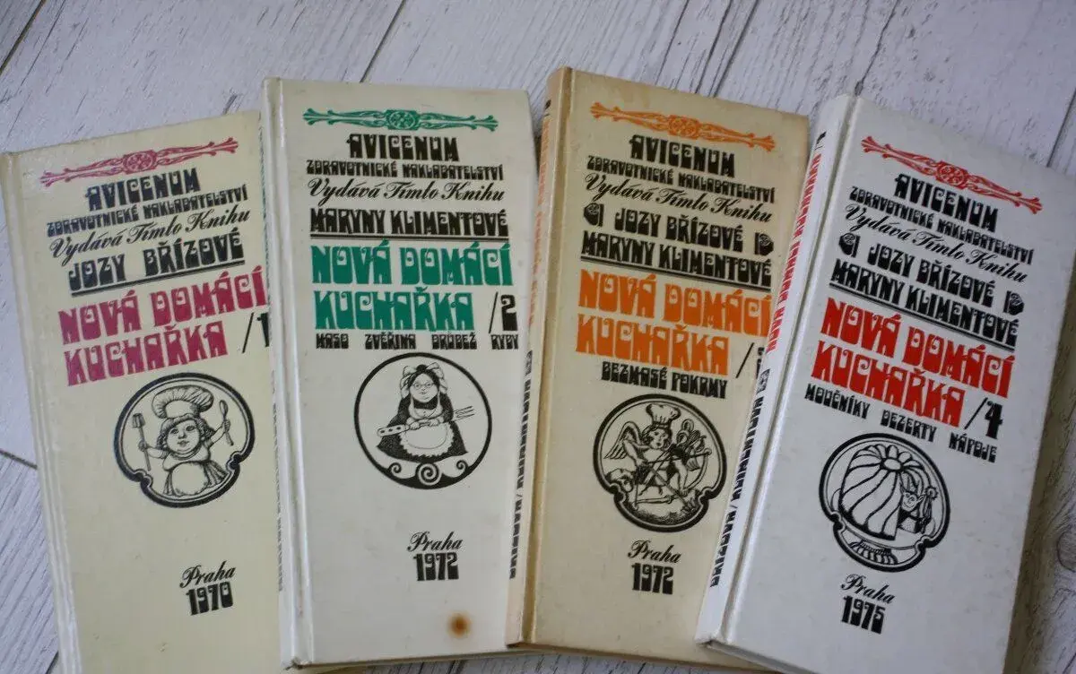 Nová domácí kuchařka - Joza Břízová. 4 díly