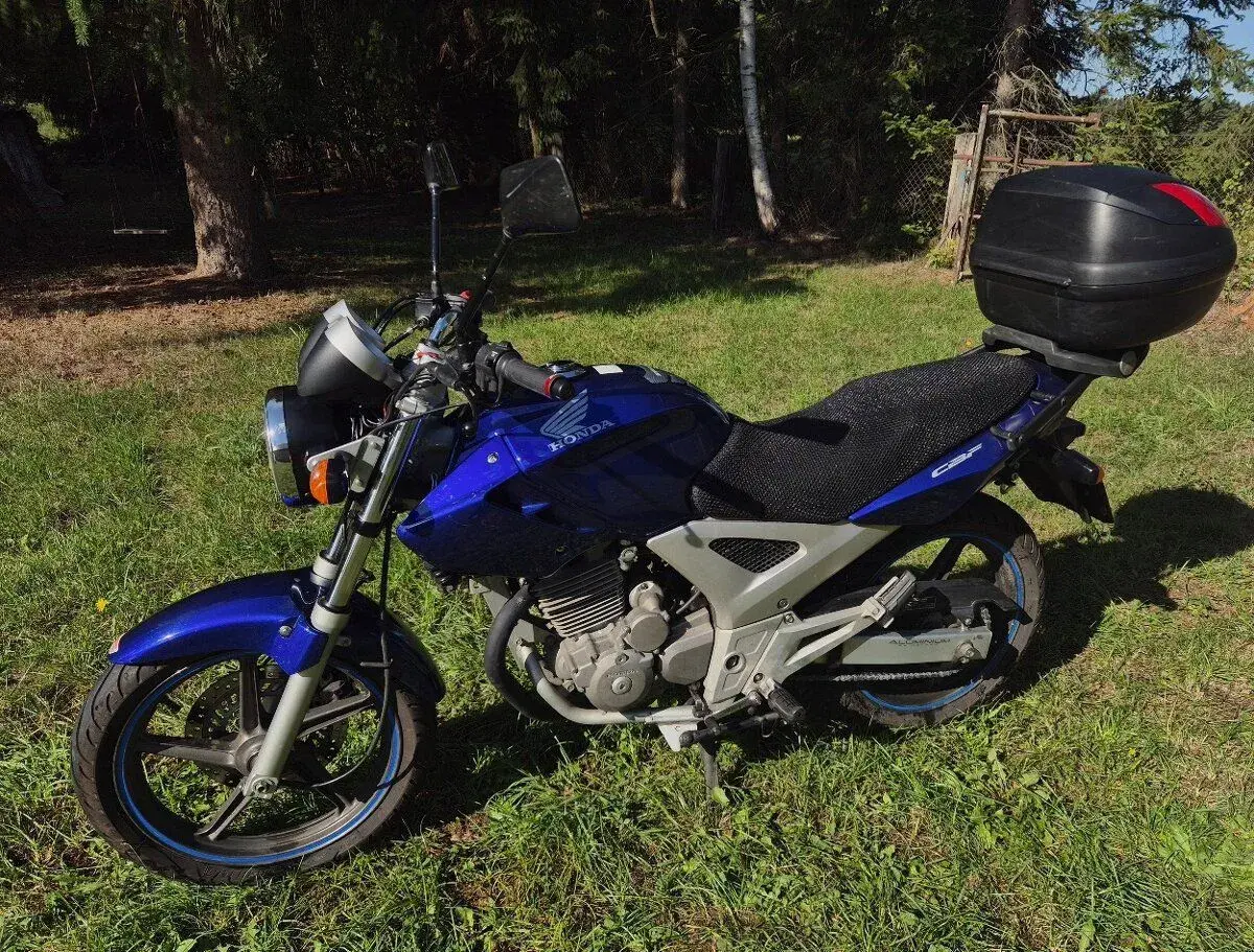 Honda CBF 250 koupená v ČR, nová cena