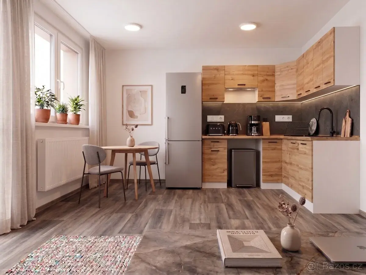 Pronájem bytu 2+kk 40 m², zahrada, parkování – Střítež