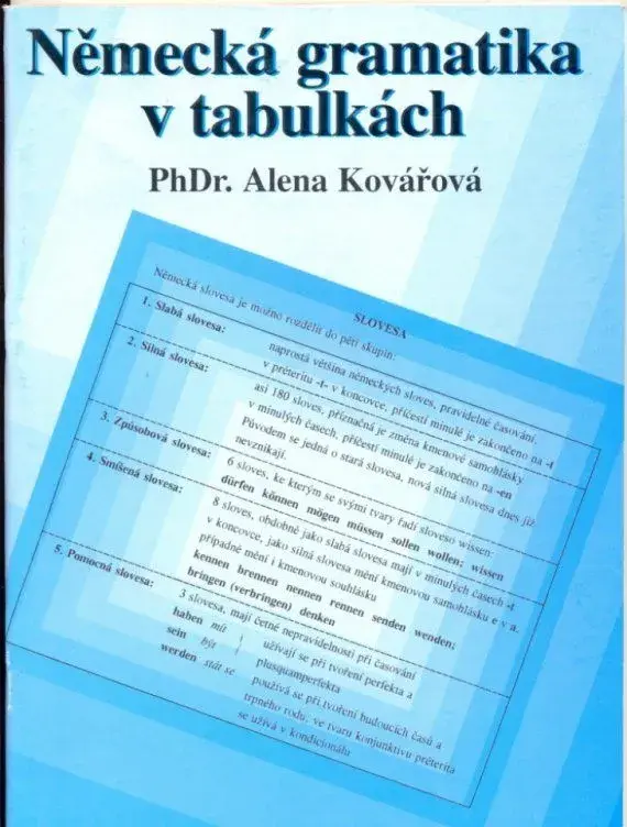 Německá gramatika v tabulkách