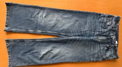 Dívčí džíny H&M vel.158, široké nohavice