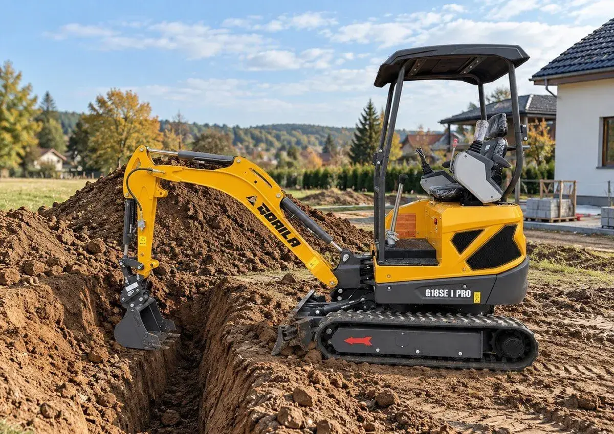 Minibagr 1.8T - motor Kubota