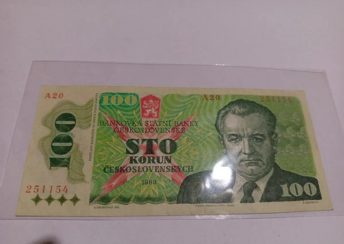 Bankovka 100 Kč Gottwald