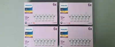 587 - 4 sady á 6x LED halogen PHILIPS GU10 - 50%