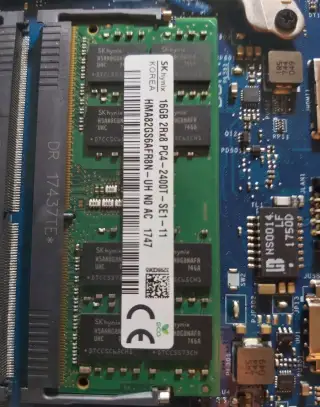 ddr4 sodim ČIPY HYNIX 16GB z notebooku