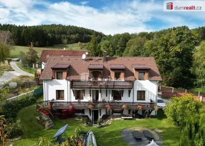 Prodej, rodinný dům, penzion, V Zátiší, Plešovice, Zlatá Kor