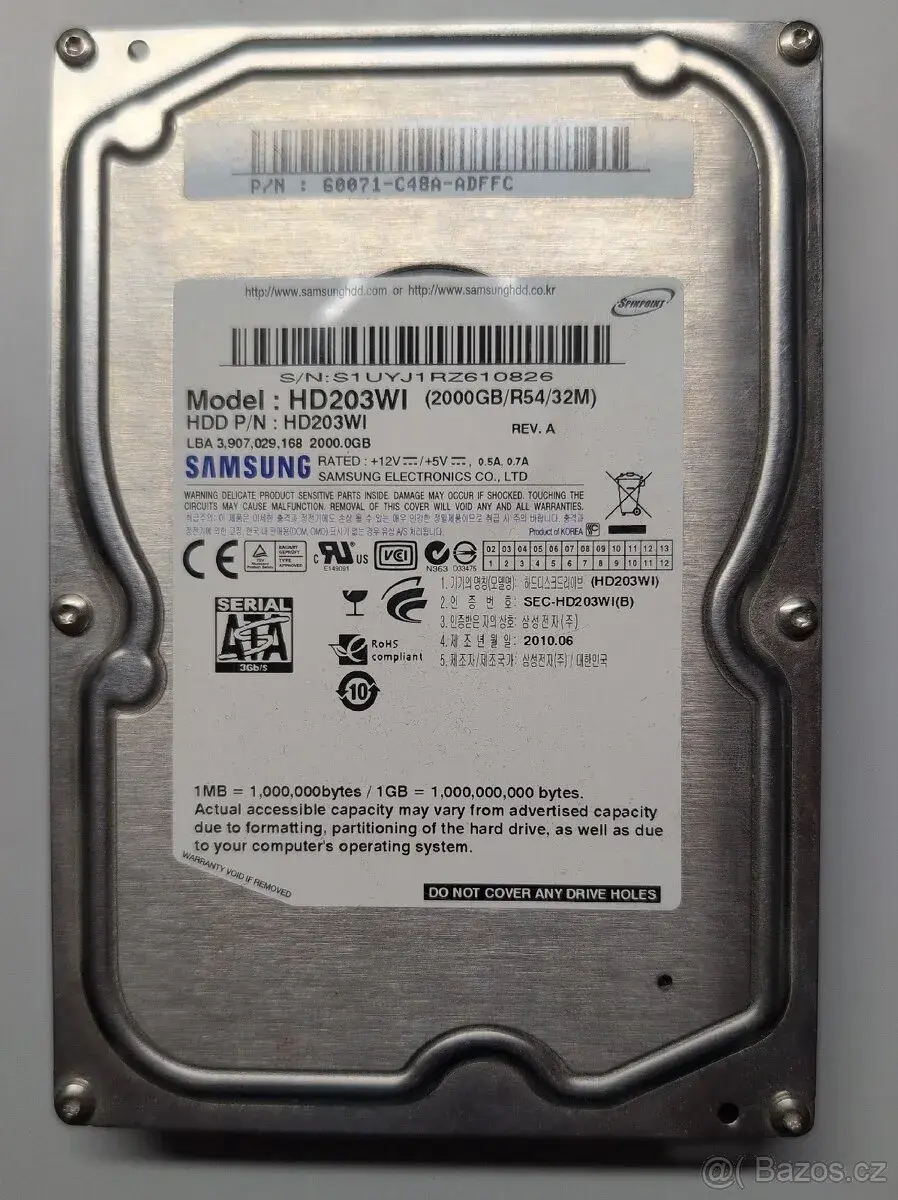Samsung SPINPOINT F3 2TB