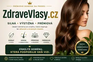 ZdraveVlasy.cz – prémiová doména pro vlasovou kosmetiku,péči