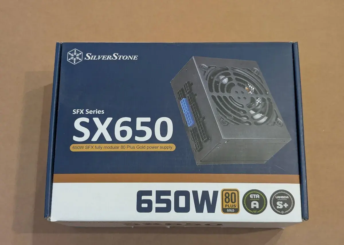 SilverStone -G (modulární zdroj SFX, 650 W, 80+ Gold)