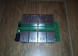 4 portový Poe 10/100Mbit splitter rozbocovac