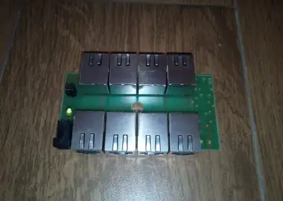 4 portový Poe 10/100Mbit splitter rozbocovac