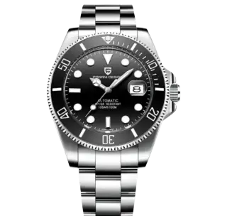 Pagani PD-1639/Rolex-Submariner/,aut.,100m,safír+keram.Nové.