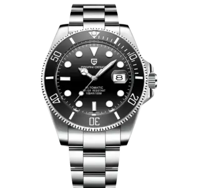 Pagani PD-1639/Rolex-Submariner/,aut.,100m,safír+keram.Nové.