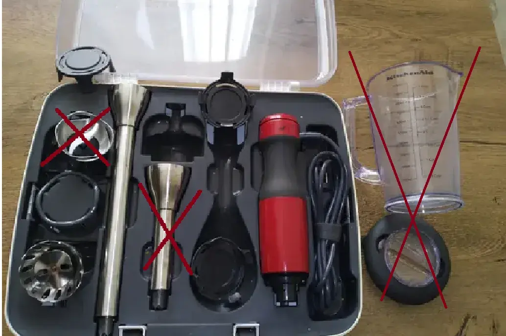 KITCHENAID KABELOVÝ TYČOVÝ MIXÉR nefunkční=na díly