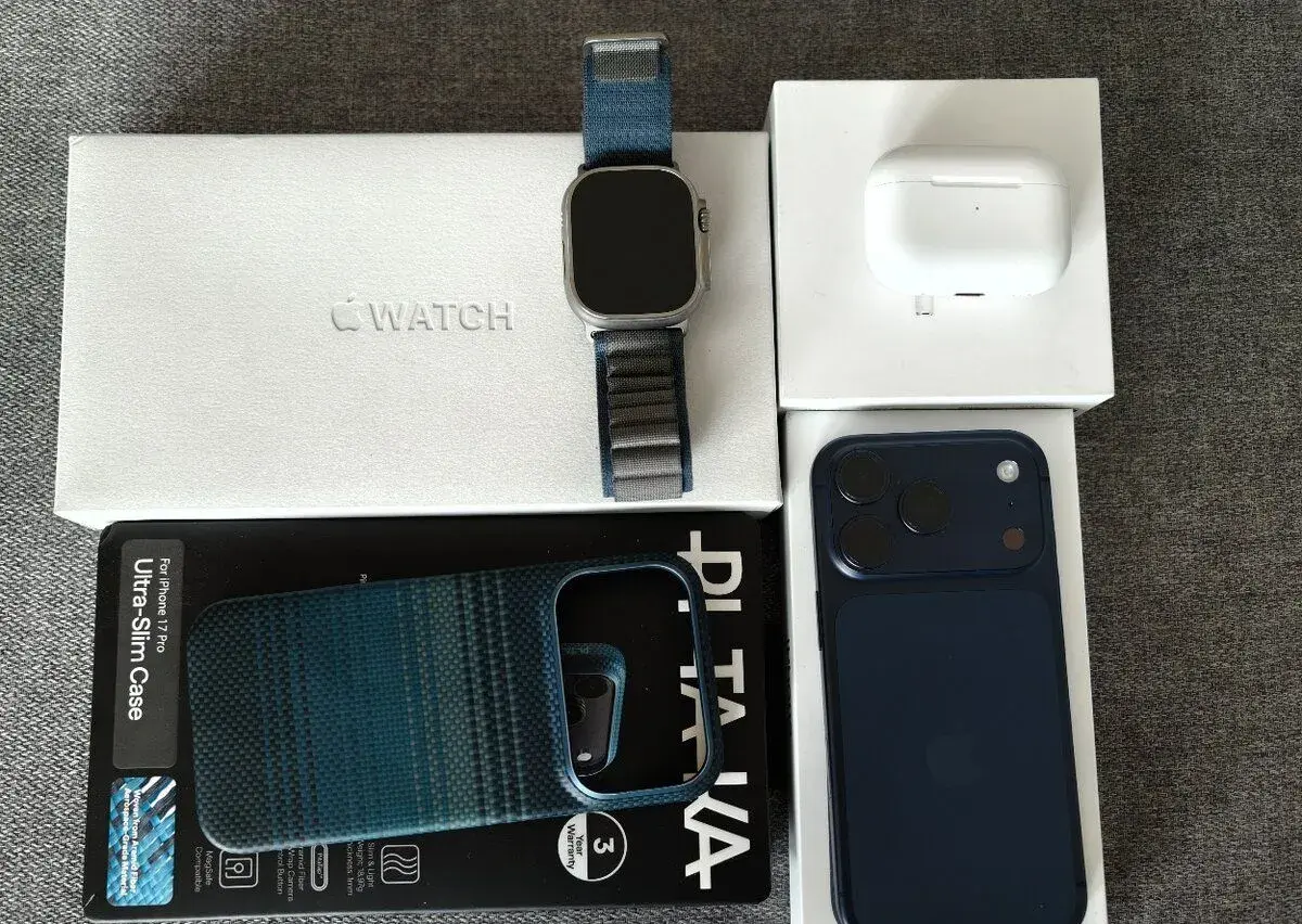 Apple set: iPhone 17 Pro 256 GB, Watch Ultra, Airpods Pro 2