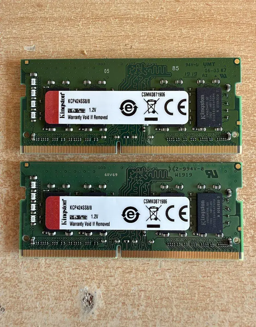 Kingston 16 GB RAM kit – 2× 8 GB DDR4-2400 SO-DIMM
