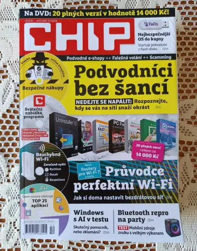 Časopis Chip, ročník 2024, čísla 1 až 7 včetně DVD