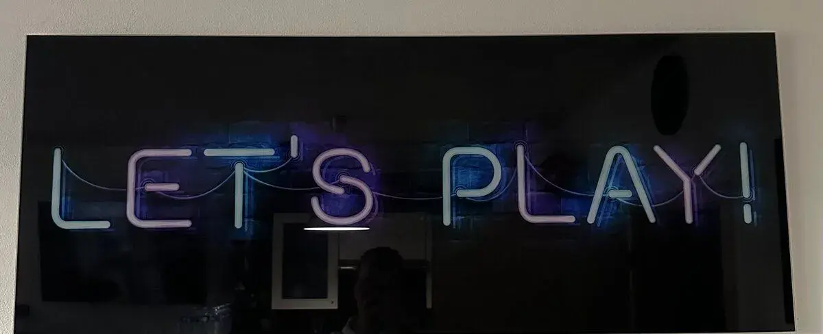Skleněný obraz lets play