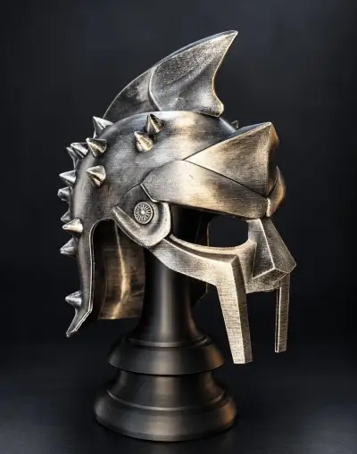 Maximus Gladiátor helma 26 cm | 3D tisk | ručně barvená