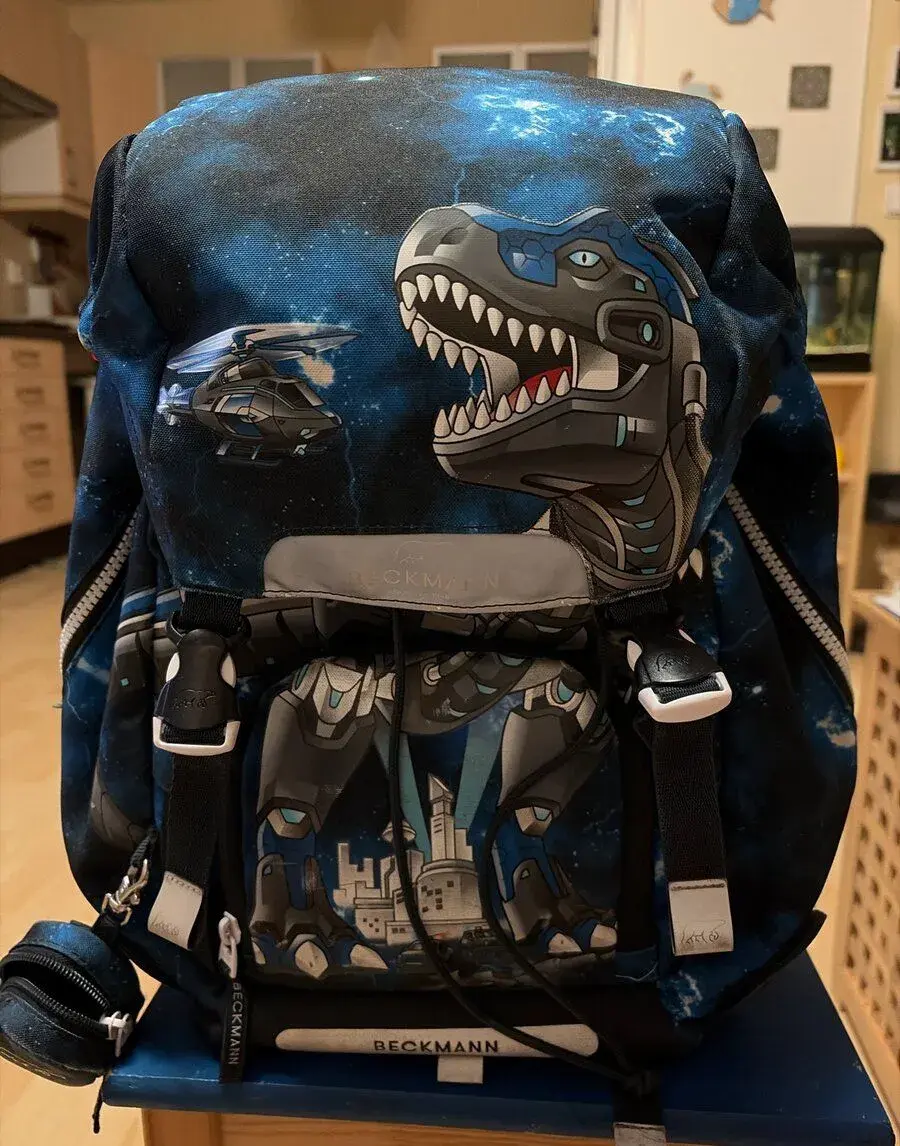 BECKMANN Školní batoh Classic Tech Rex