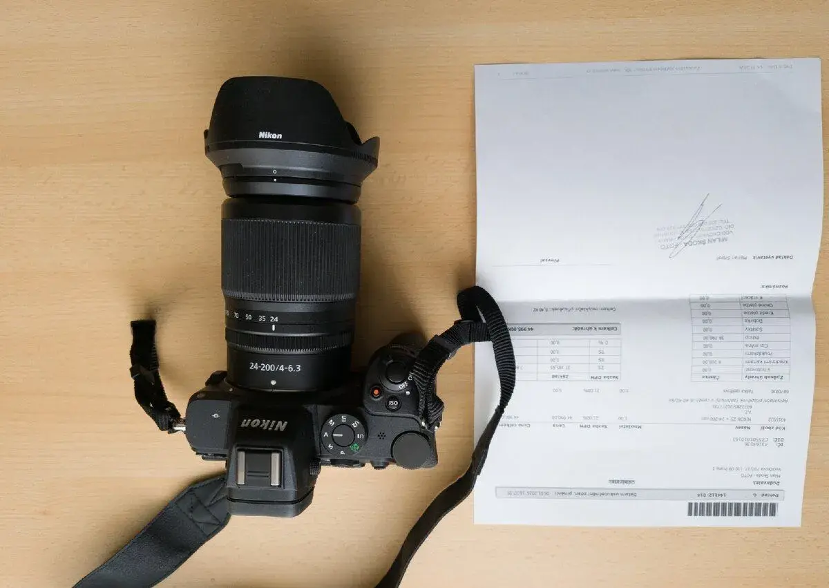 Nikon Z5 + Nikkor 24-200 + ND filtr Hoya 1000