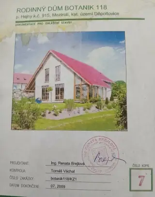 Rodinný dům projekt