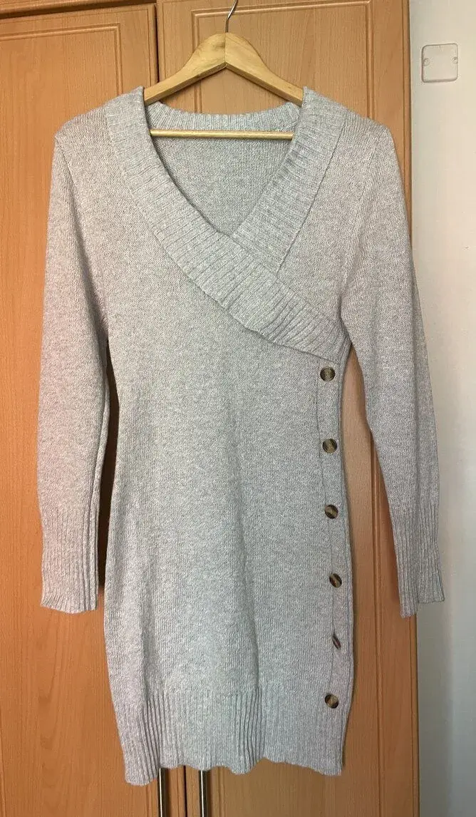 5x dámské pletené šaty, vel. 36, S