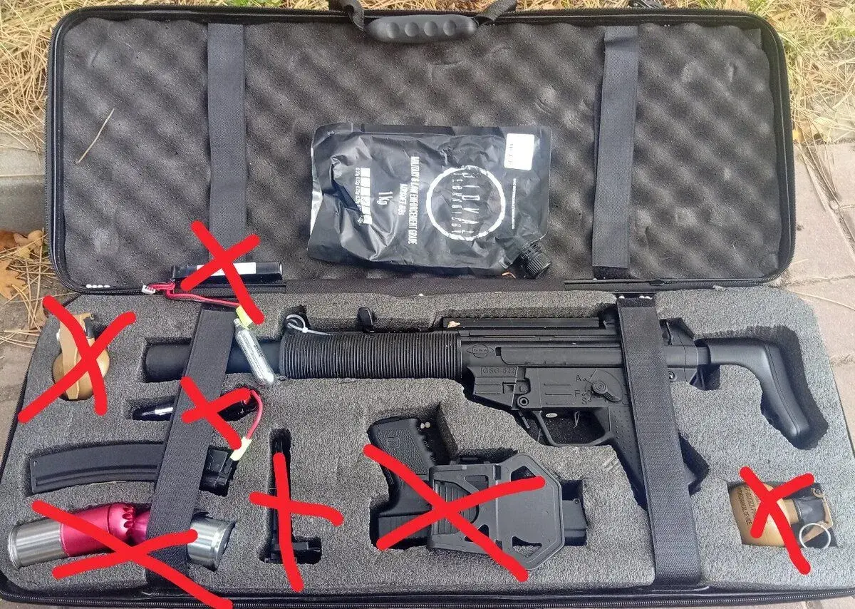 MP 5 airsoft SMG