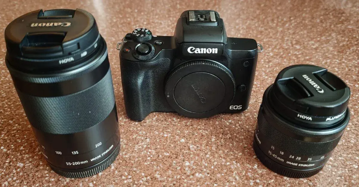 CANON EOS 50 MARK II, 2x objektiv, příslušenství