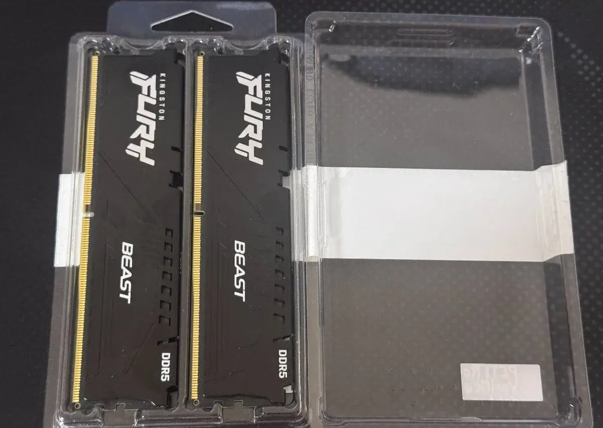Kingston FURY Beast DDR5 32GB (2×16GB) 6000MHz CL36