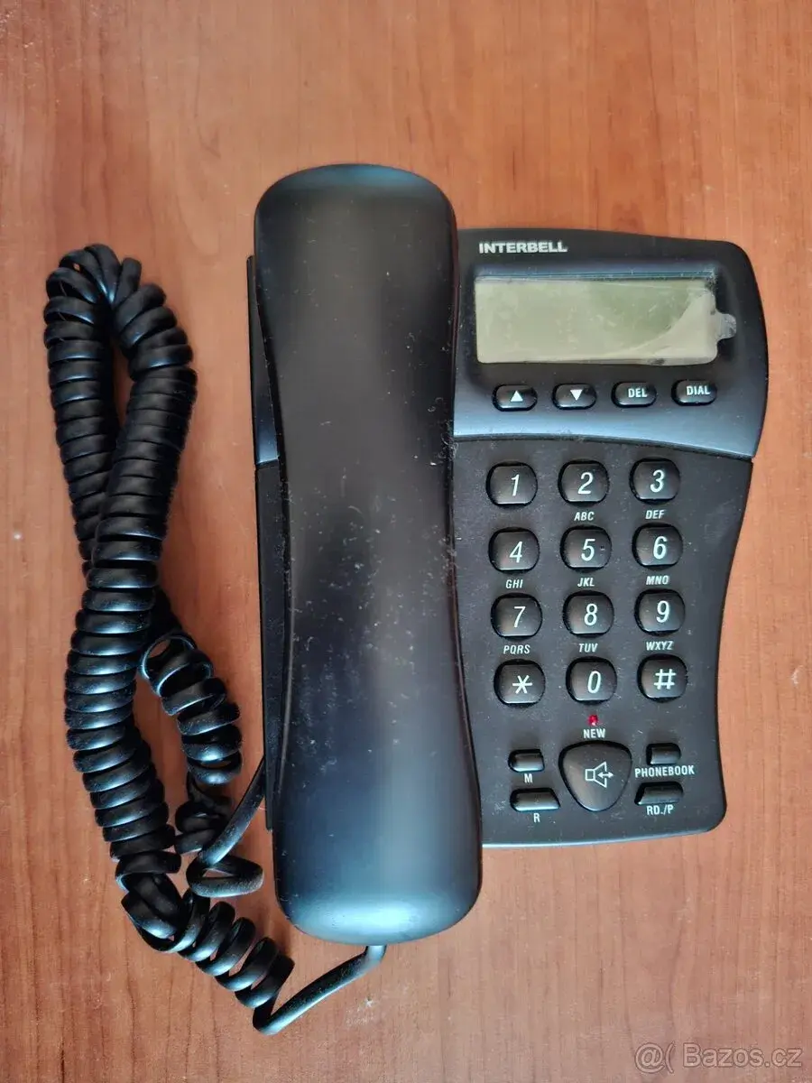 Stolní analogový telefon INTERBELL IB-2027 s displejem
