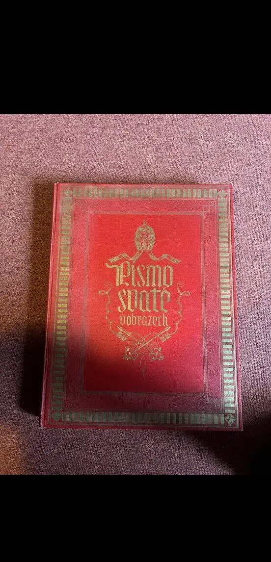 Kniha Písmo svaté v obrazech vydání 1940