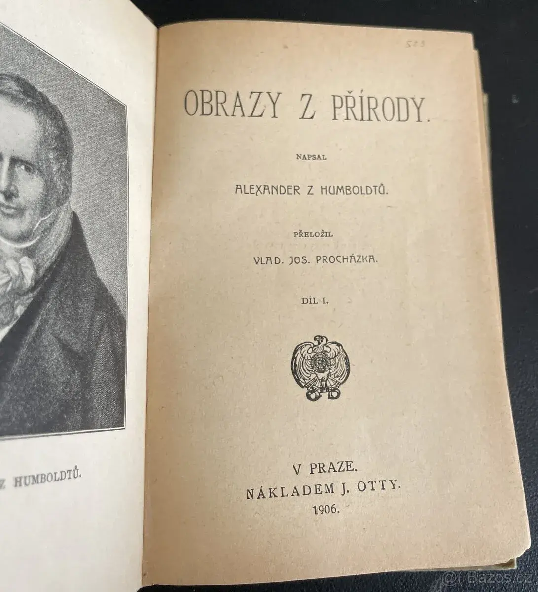 Obrazy z přírody I. i II. díl - Alexander Z Humboldtů