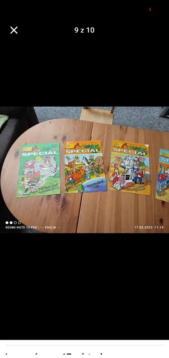 Čtyřlístek, mateřídouška, ohníček, kačer Donald.
