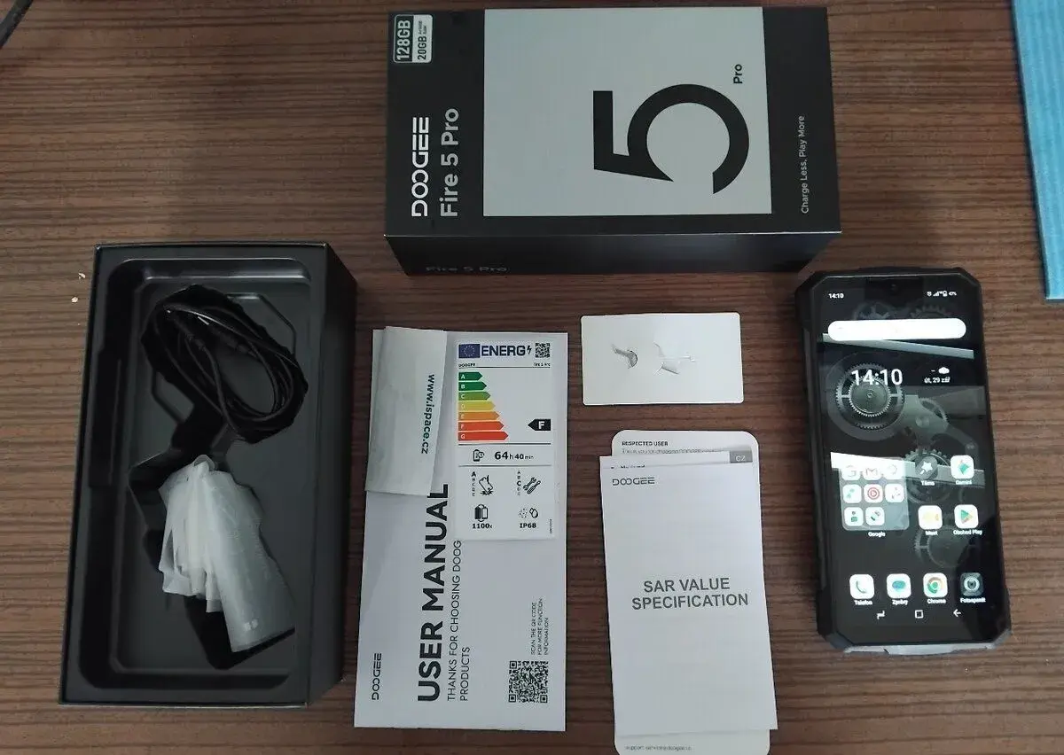 Doogee fire 5 PRO 128 GB (se zárukou)