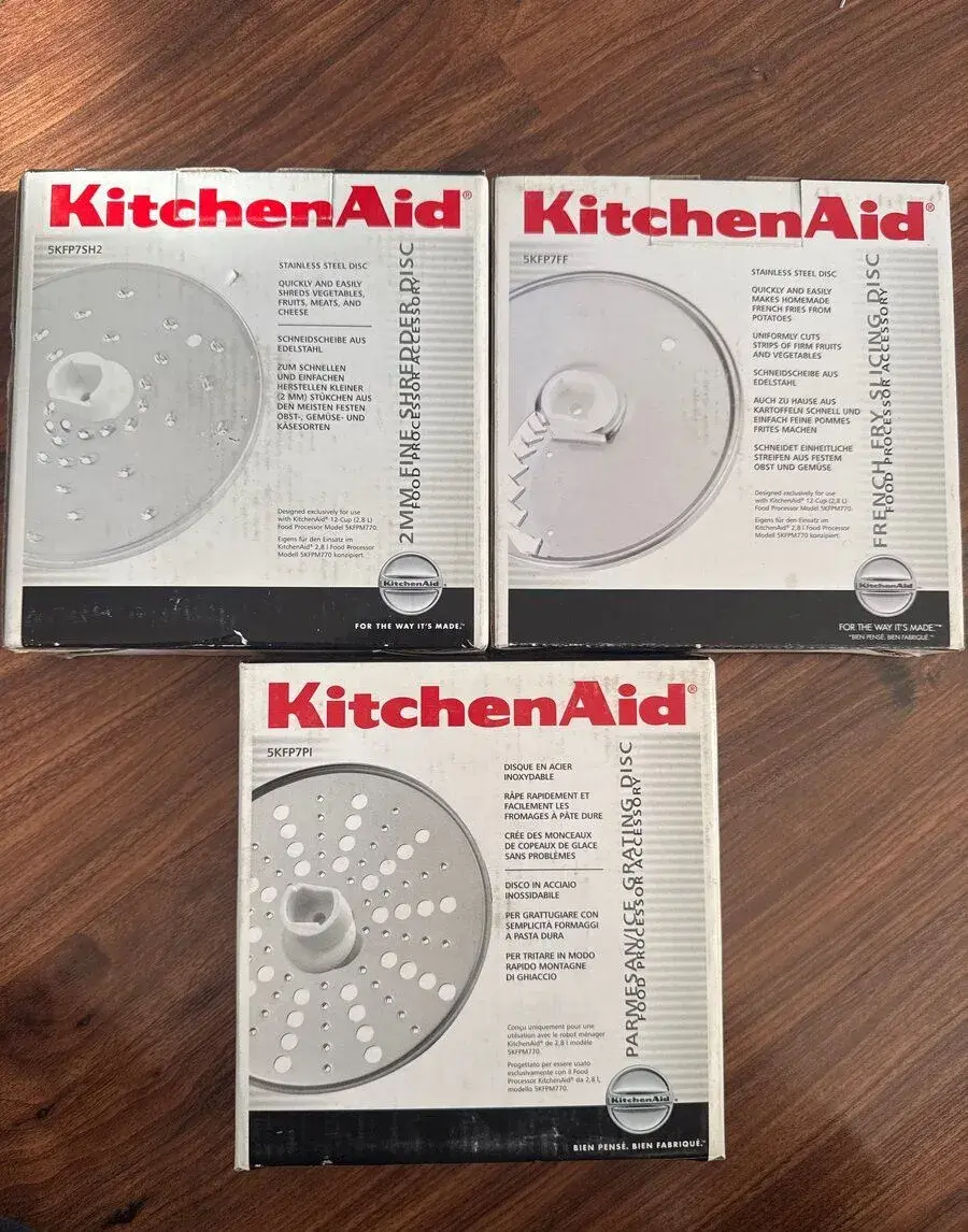 Příslušenství KitchenAid – krájecí a strouhací disky
