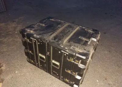 US armádní transportní box, RACK pro přepravu techniky.