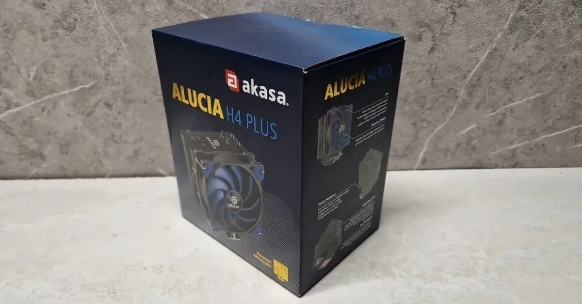 ❰ Chladič CPU | Akasa Alucia H4 Plus, 120mm, zcela nový ❱
