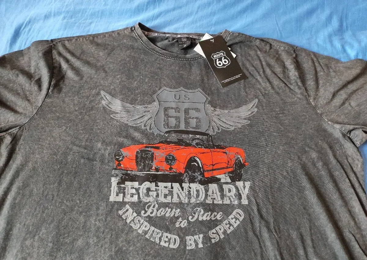 Nové značkové tričko "Route 66" - 5 xl