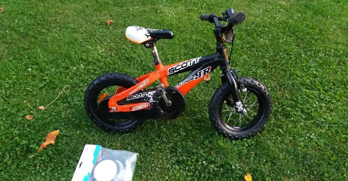 Dětské kolo Scott Voltage 12" můžu POSLAT Alu rám pro děti