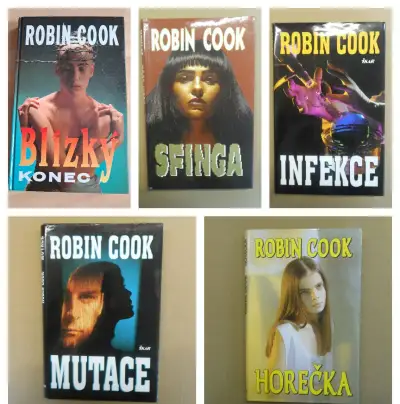 5x Robin Cook / krimi lékařské prostředí