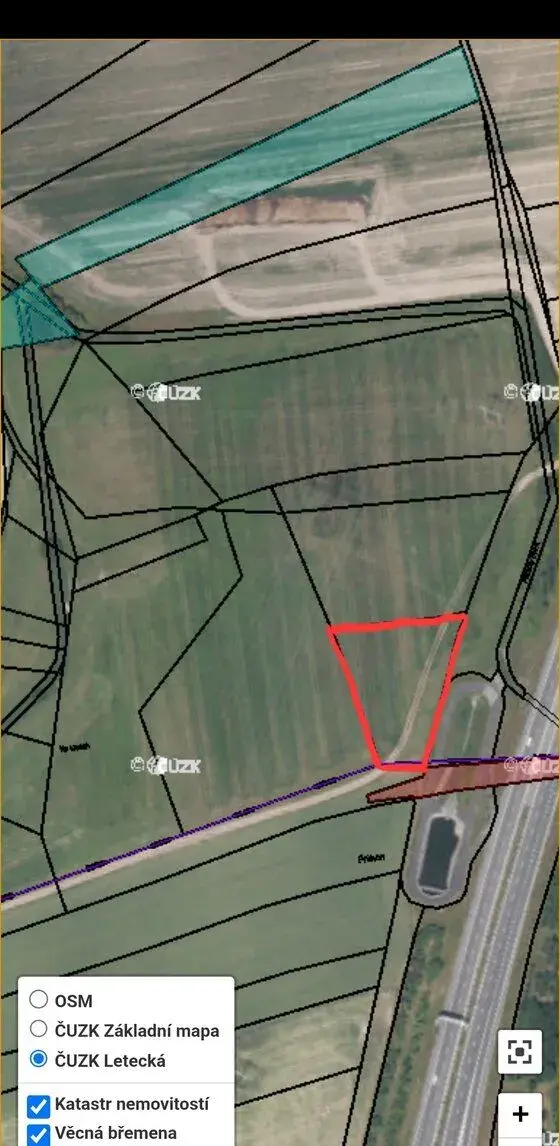 Pozemek praha 4 pisnice 3503 m2
