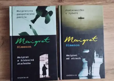 2x kniha MAIGRET