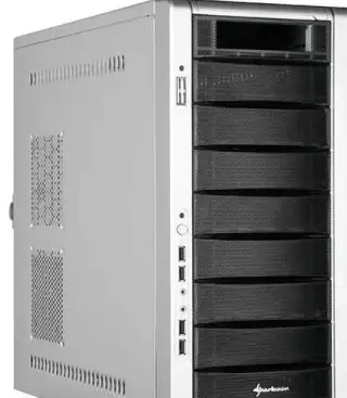 CASE SHARKOON Rebel 9 SILVER, bez zdroje