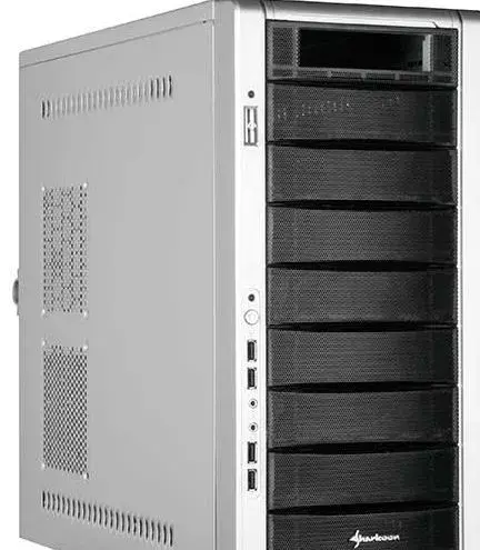 CASE SHARKOON Rebel 9 SILVER, bez zdroje