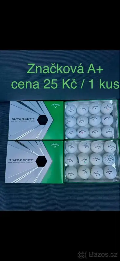 Hrané golfové míčky pouze Callaway - cena 25 Kč za 1 kus