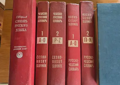 Česko Ruský a Rusko České slovniky.