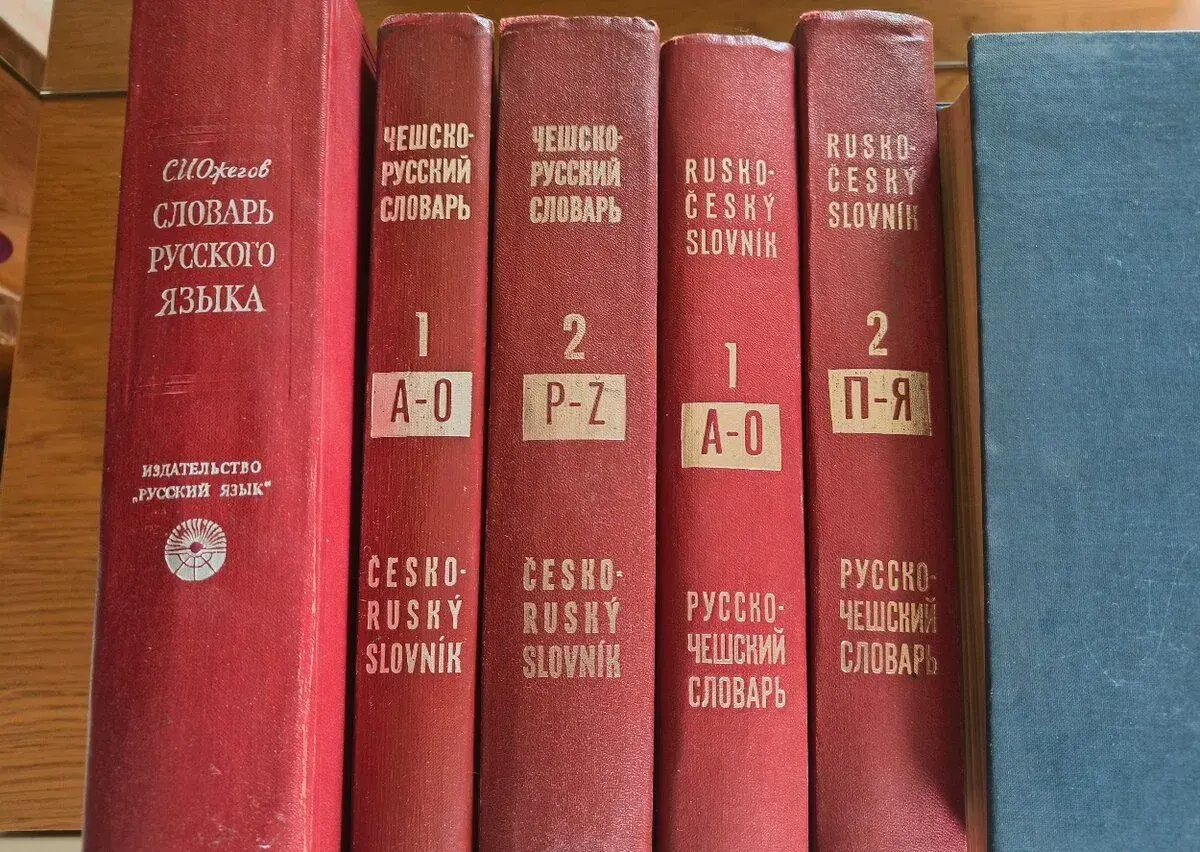 Česko Ruský a Rusko České slovniky.