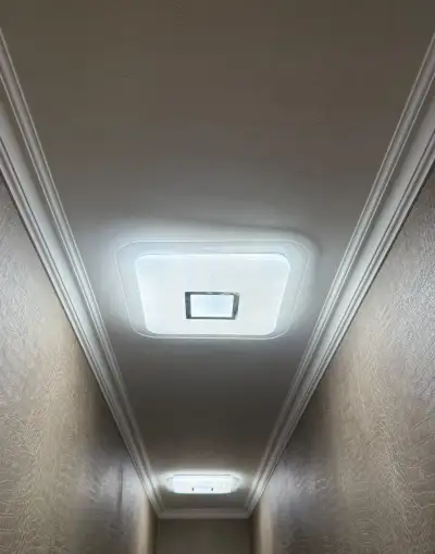 Moderní LED stropní svítidla 50 × 50 cm – 4 ks